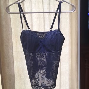 Periwinkle Blue Top w/cups